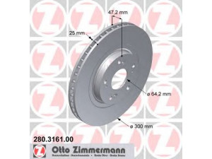 ZIMMERMANN 280.3161.00 stabdžių diskas 
 Dviratė transporto priemonės -> Stabdžių sistema -> Stabdžių diskai / priedai
45251-S6M A10