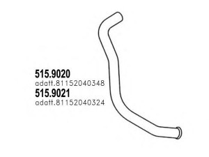 ASSO 515.9021 išleidimo kolektorius
81152040324