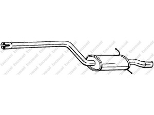 BOSAL 280-195 galinis duslintuvas 
 Išmetimo sistema -> Duslintuvas