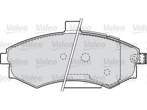 VALEO 598781 stabdžių trinkelių rinkinys, diskinis stabdys 
 Techninės priežiūros dalys -> Papildomas remontas
58101-2DA40, 58101-2DA60, 581012DA40