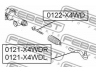 FEBEST 0122-X4WD vidinė skersinė vairo trauklė 
 Vairavimas -> Vairo mechanizmo sujungimai
45503-30080