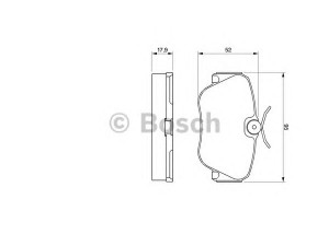 BOSCH 0 986 490 550 stabdžių trinkelių rinkinys, diskinis stabdys 
 Techninės priežiūros dalys -> Papildomas remontas
000 420 91 20, 001 420 10 20, 001 420 81 20