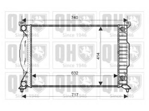QUINTON HAZELL QER2337 radiatorius, variklio aušinimas 
 Aušinimo sistema -> Radiatorius/alyvos aušintuvas -> Radiatorius/dalys
8E0 121 251AQ, 8E0 121 251L, 8E0 121 251AQ