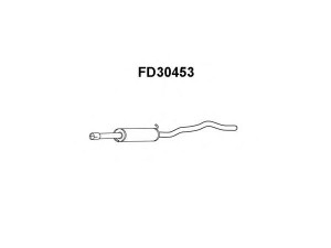 VENEPORTE FD30453 vidurinis duslintuvas 
 Išmetimo sistema -> Duslintuvas
1013484, 1016963, 1016964, 1030348