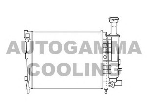 AUTOGAMMA 100148 radiatorius, variklio aušinimas 
 Aušinimo sistema -> Radiatorius/alyvos aušintuvas -> Radiatorius/dalys
1331HM, 1331QF, 95638291, 95639090