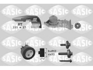 SASIC 3904035 vandens siurblio ir paskirstymo diržo komplektas 
 Aušinimo sistema -> Vandens siurblys/tarpiklis -> Vandens siurblys
2101000Q1A+1680600QA6, 210105296R+130C17529R