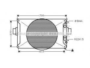 AVA QUALITY COOLING IV2035 radiatorius, variklio aušinimas 
 Aušinimo sistema -> Radiatorius/alyvos aušintuvas -> Radiatorius/dalys
93825378