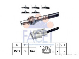 FACET 10.7603 lambda jutiklis 
 Variklis -> Variklio elektra
22690-0A400, 22690-0A401, 22690-0A401XX