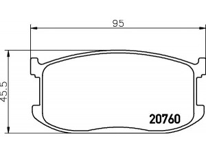 MINTEX MDB1188 stabdžių trinkelių rinkinys, diskinis stabdys 
 Techninės priežiūros dalys -> Papildomas remontas
B00149280, B00149280A, B00249280