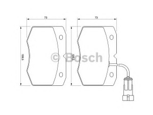 BOSCH 0 986 424 768 stabdžių trinkelių rinkinys, diskinis stabdys 
 Techninės priežiūros dalys -> Papildomas remontas
1906428