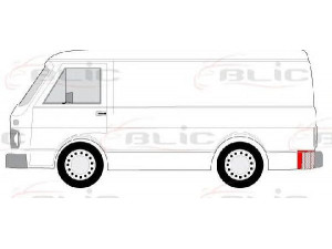 BLIC 6504-03-9560701P galinis skydas 
 Kėbulas -> Transporto priemonės galas -> Skydai