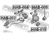 FEBEST HAB-003 valdymo svirties/išilginių svirčių įvorė
52371-S9A-A02