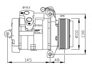 NRF 32432G kompresorius, oro kondicionierius 
 Oro kondicionavimas -> Kompresorius/dalys
64526921650, 64528377067, 6921650