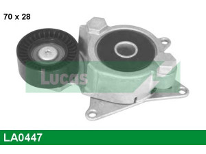 LUCAS ENGINE DRIVE LA0447 diržo įtempiklis, V formos rumbuotas diržas 
 Diržinė pavara -> V formos rumbuotas diržas/komplektas -> Dirželio įtempiklis (įtempimo blokas)
16620-0R010