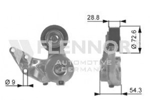 FLENNOR FS99288 įtempiklio skriemulys, V formos rumbuotas diržas 
 Diržinė pavara -> V formos rumbuotas diržas/komplektas -> Įtempiklio skriemulys
022145299B, 022145299B