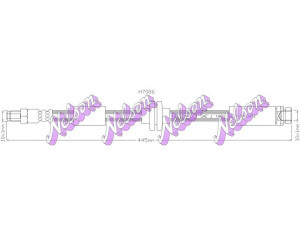 Brovex-Nelson H7086 stabdžių žarnelė 
 Stabdžių sistema -> Stabdžių žarnelės
1321454, 3M512282GA