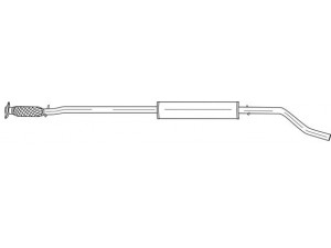 AKS DASIS SG12484 vidurinis duslintuvas