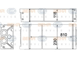 HELLA 8MO 376 949-161 alyvos aušintuvas, variklio alyva
024 21842KZ, 041 47614KZ, 041 48635KZ