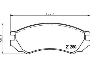 HELLA 8DB 355 006-441 stabdžių trinkelių rinkinys, diskinis stabdys 
 Techninės priežiūros dalys -> Papildomas remontas
4106045E86, 4106051E85, 4106072J25