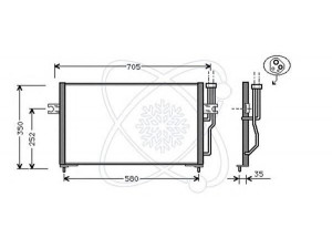 ELECTRO AUTO 30X0013 kondensatorius, oro kondicionierius
30871579