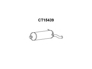 VENEPORTE CT15439 galinis duslintuvas 
 Išmetimo sistema -> Duslintuvas
1726EQ, 1726TV
