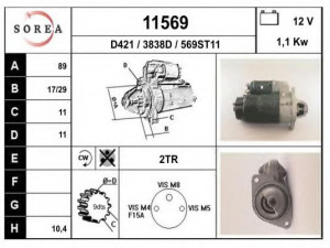 EAI 11569 starteris
ADU7406, GEU463