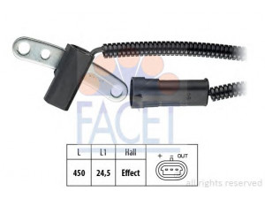 FACET 9.0249 RPM jutiklis, variklio valdymas 
 Kibirkšties / kaitinamasis uždegimas -> Impulsų generatorius
4713427, 56026882, 56026 882