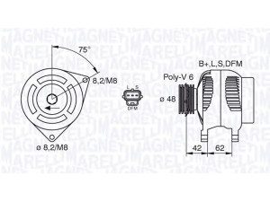 MAGNETI MARELLI 063380008010 kintamosios srovės generatorius 
 Elektros įranga -> Kint. sr. generatorius/dalys -> Kintamosios srovės generatorius
1464785, 1478187, 2T1U10300BB, 2T1U10300BC