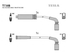 TESLA T738B uždegimo laido komplektas 
 Kibirkšties / kaitinamasis uždegimas -> Uždegimo laidai/jungtys
96305387, 96305387