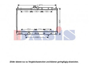 AKS DASIS 140088N radiatorius, variklio aušinimas 
 Aušinimo sistema -> Radiatorius/alyvos aušintuvas -> Radiatorius/dalys
MN156535