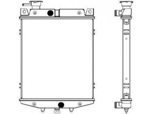 SAKURA  Automotive 1111-0206 radiatorius, variklio aušinimas