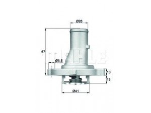 MAHLE ORIGINAL TI 68 87D termostatas, aušinimo skystis 
 Aušinimo sistema -> Termostatas/tarpiklis -> Thermostat
46807285, 5459580, 7545958, 75813190