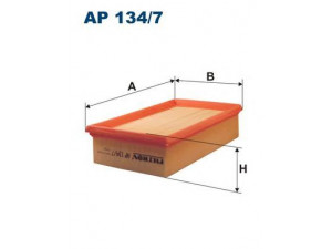 FILTRON AP134/7 oro filtras 
 Techninės priežiūros dalys -> Techninės priežiūros intervalai
1654600QAR, 16546BC40A, 16546BN701