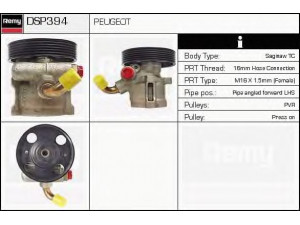 DELCO REMY DSP394 hidraulinis siurblys, vairo sistema 
 Vairavimas -> Vairo pavara/siurblys
4007.Q2, 9623680180