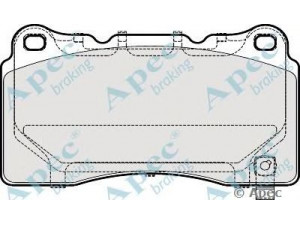 APEC braking PAD1993 stabdžių trinkelių rinkinys, diskinis stabdys 
 Techninės priežiūros dalys -> Papildomas remontas
13329562, 13411116, 1605100, 1605175