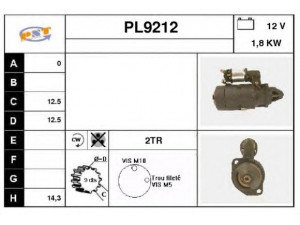 SNRA PL9212 starteris