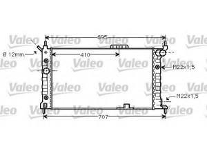VALEO 734429 radiatorius, variklio aušinimas 
 Aušinimo sistema -> Radiatorius/alyvos aušintuvas -> Radiatorius/dalys
1300109, 1300148