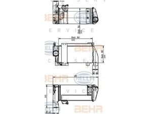 HELLA 8MO 376 765-571 alyvos aušintuvas, lėtintuvas
81.32560.6082, 50 01 857 529