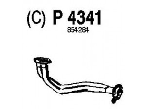 FENNO P4341 išleidimo kolektorius 
 Išmetimo sistema -> Išmetimo vamzdžiai
854062, 854284