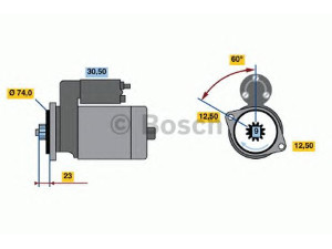 BOSCH 0 986 012 821 starteris 
 Elektros įranga -> Starterio sistema -> Starteris
28100 34060, 28100 34080, 28100 35030