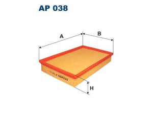 FILTRON AP038 oro filtras 
 Techninės priežiūros dalys -> Techninės priežiūros intervalai
ILM368, 35A1029, 5984020, 71736136