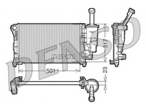 DENSO DRM09086 radiatorius, variklio aušinimas 
 Aušinimo sistema -> Radiatorius/alyvos aušintuvas -> Radiatorius/dalys
46798741