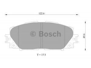 BOSCH 0 986 AB1 080 stabdžių trinkelių rinkinys, diskinis stabdys 
 Techninės priežiūros dalys -> Papildomas remontas
04465 42160, 04465 52180, 04465 52260