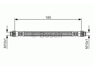BOSCH 1 987 476 670 stabdžių žarnelė 
 Stabdžių sistema -> Stabdžių žarnelės
4806 40, 4806 47, 4806 40, 4806 47