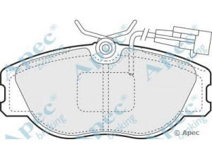 APEC braking PAD743 stabdžių trinkelių rinkinys, diskinis stabdys 
 Techninės priežiūros dalys -> Papildomas remontas
60777621, 9950550, 9946227, 9946788