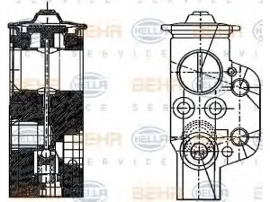 HELLA 8UW 351 234-161 išsiplėtimo vožtuvas, oro kondicionavimas 
 Oro kondicionavimas -> Vožtuvai
6Q0 820 679, 6Q0 820 679 A, 6Q0 820 679 F