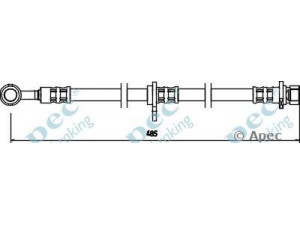 APEC braking HOS3505 stabdžių žarnelė 
 Stabdžių sistema -> Stabdžių žarnelės
01466S5AJ02, 01466S5AJ03, 01466S5AJ04