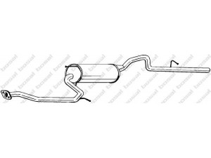 BOSAL 288-609 galinis duslintuvas 
 Išmetimo sistema -> Duslintuvas
17430-10010, 17430-10020