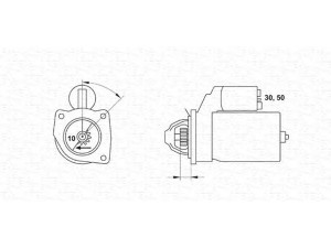 MAGNETI MARELLI 063227564010 starteris 
 Elektros įranga -> Starterio sistema -> Starteris