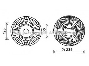 AVA QUALITY COOLING DFC055 sankaba, radiatoriaus ventiliatorius 
 Aušinimo sistema -> Radiatoriaus ventiliatorius
1306728, 1376148